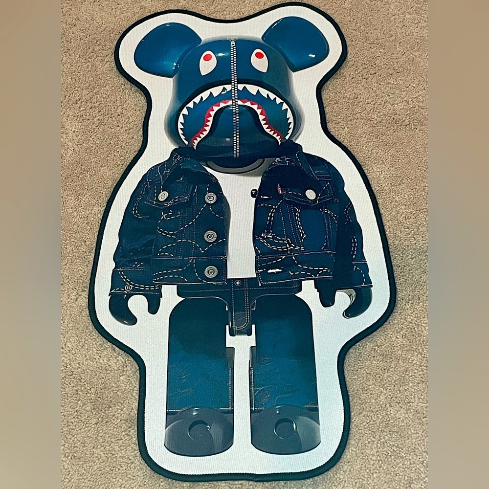 Small area rug in a Bearbrick theme